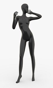 3ds max slim female mannequins