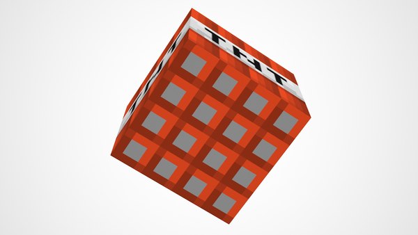 modelo 3d Bloque multi TNT de Minecraft - TurboSquid 2293993