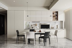 3D Modern restaurants model