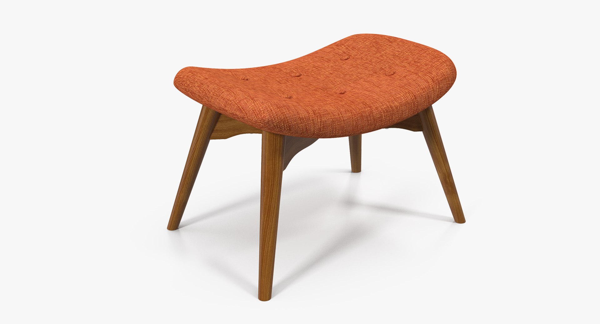 Velvet Stand Seat 3D Model 3D model preview