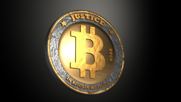 bit bitcoin coin 3D model