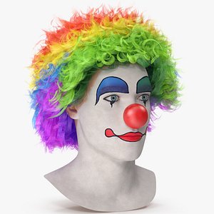 3D Clown Head v 4