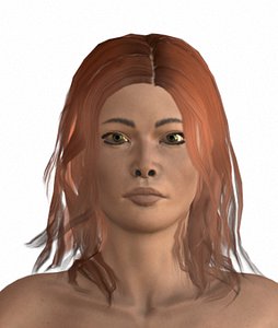 rigged beautiful model