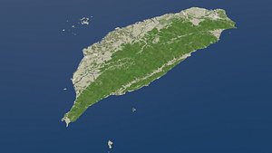 Taiwan Full 3D Island model