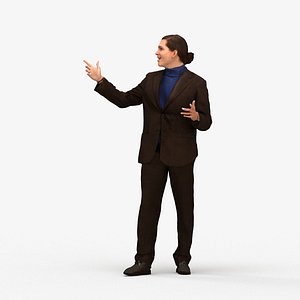 3D 00487Mateo007 - Adult Caucasian male presenting in office wearing autumn or spring business attire model