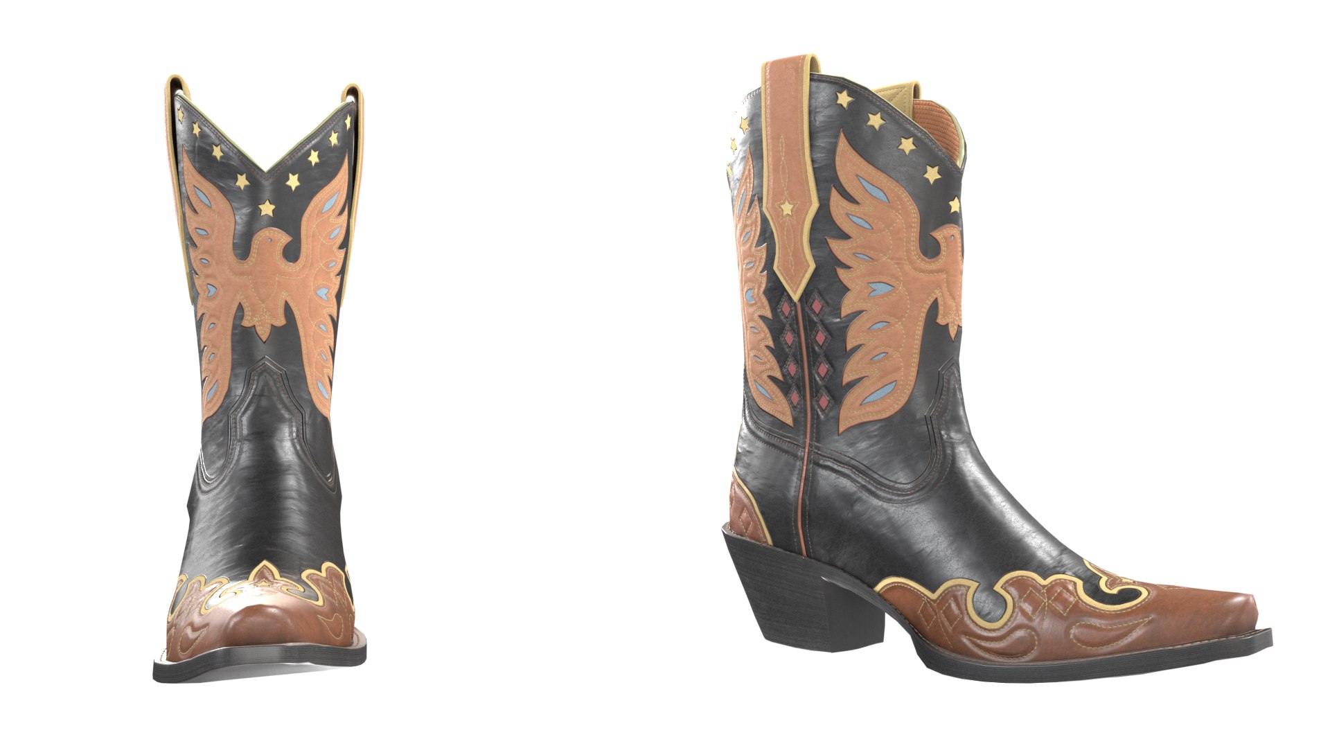 Eagle Star Cowboy Black Boots 3D model https://p.turbosquid.com/ts-thumb/wf/m7TMaz/i2/v2_anglecamera/png/1766923470/1920x1080/fit_q87/c52e555674f41313c54d7dbb65f114bff8a6bdb6/v2_anglecamera.jpg