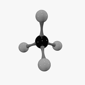 3D Methane Molecule