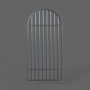 PBR Prison Window 6 3D model