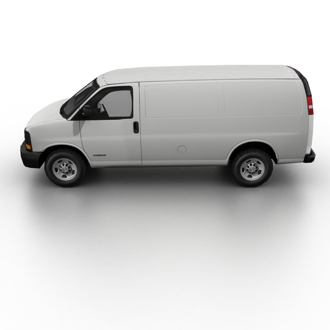 3d Model Of 2012 Chevrolet Express 2500