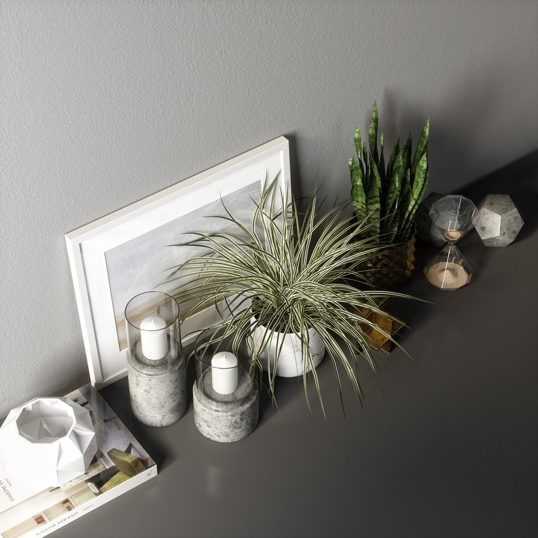 3D Decorative Set 04 - TurboSquid 1289775