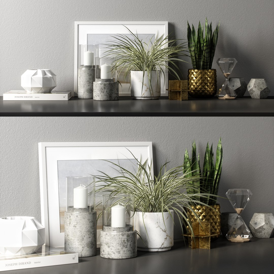 3D Decorative Set 04 - TurboSquid 1289775