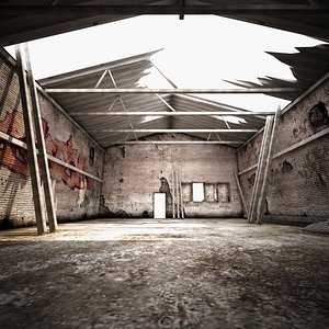 Ruined Industrial Building