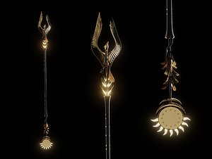 Immortal Phoenix Staff Weapon