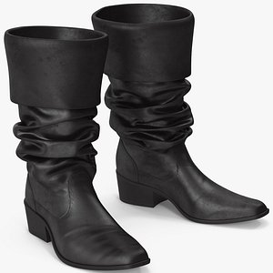 3D Leather Boots