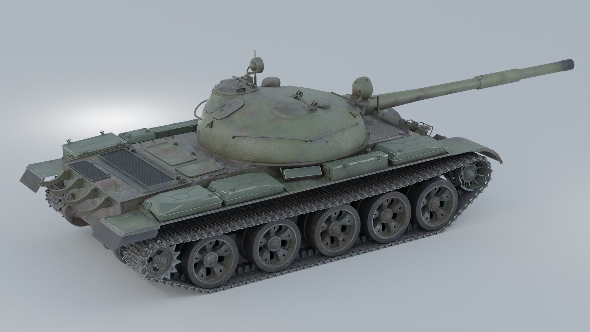 T-62 Soviet Main Battle Tank 3D Model T62 3D Model - TurboSquid 2146305