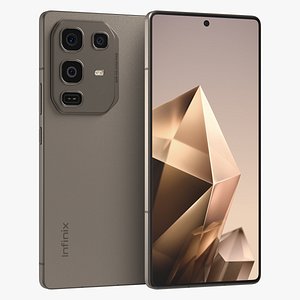 3D Infinix Note 50 Pro Titanium Grey
