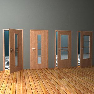 3d door handles model