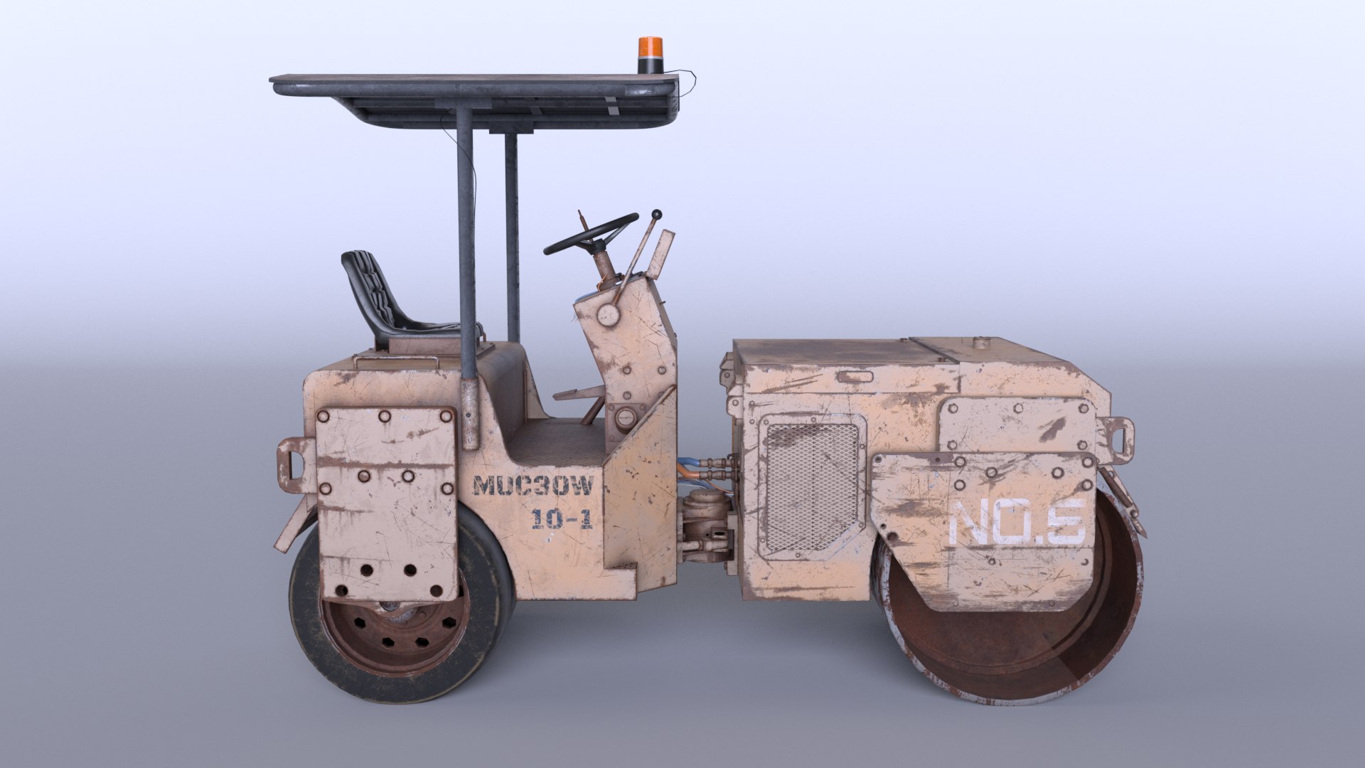 3D Model Construction Roller Blender File - TurboSquid 2032562