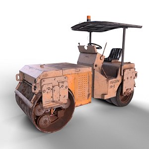 Construction roller Blender file