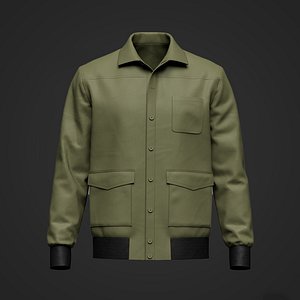 Mens Jacket 3d Model 3D model