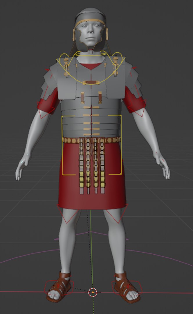 Roman Legionary 3D Model - TurboSquid 2276189