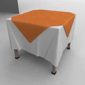 3ds max table tableclothes