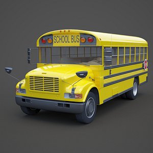 School Bus 01 3D