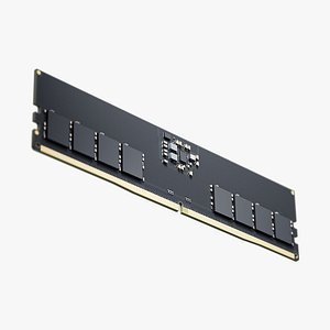 DDR5 Memory Module 3D model