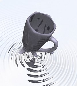 3d mug decorations elements