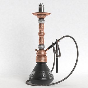 Black shisha hookah