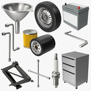 Car Repair Tools Collection model