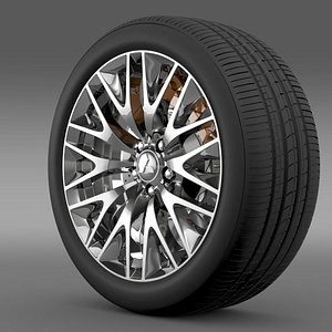 3d model mitsubishi dignity wheel