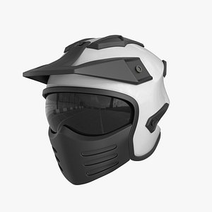 3D model helmet car bike