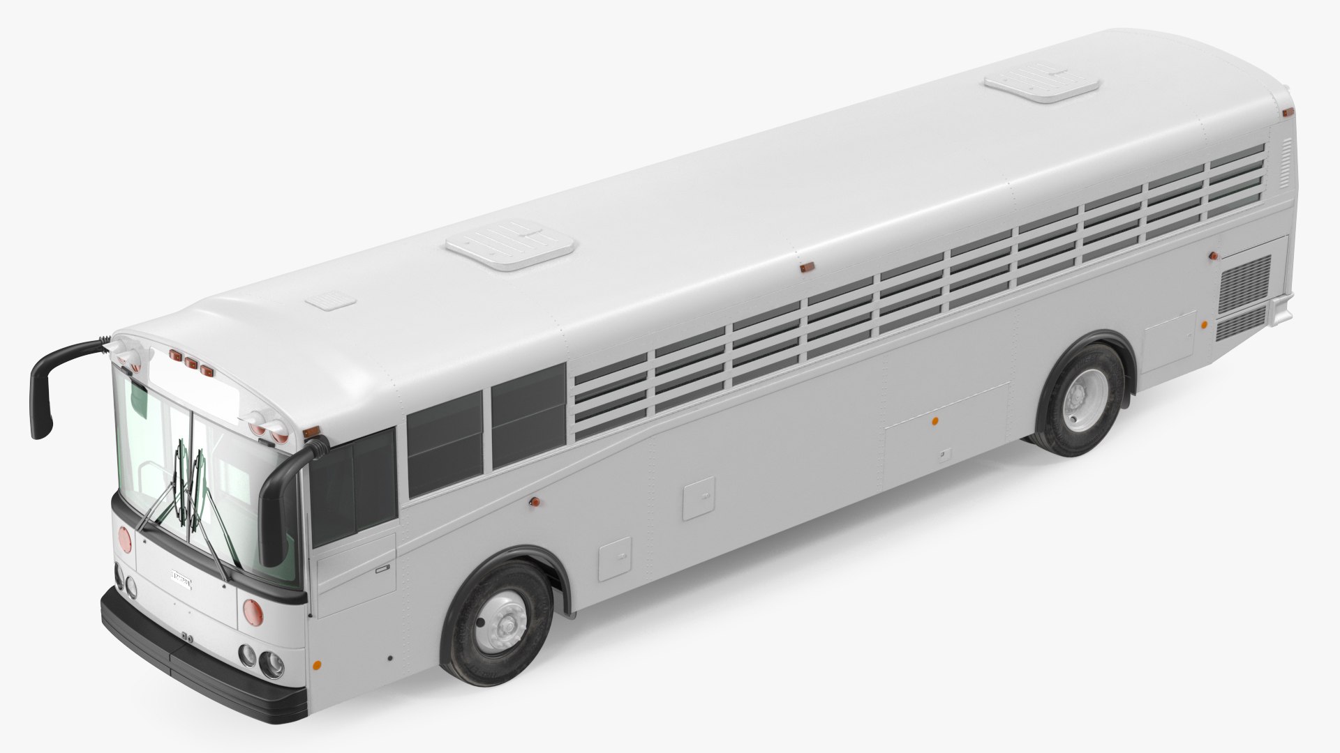 Thomas Saf T Liner Prison Bus Exterior Only 3D model preview