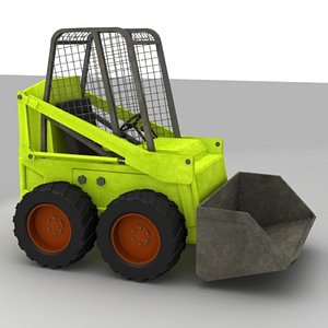 paver bobcat excavator 3ds