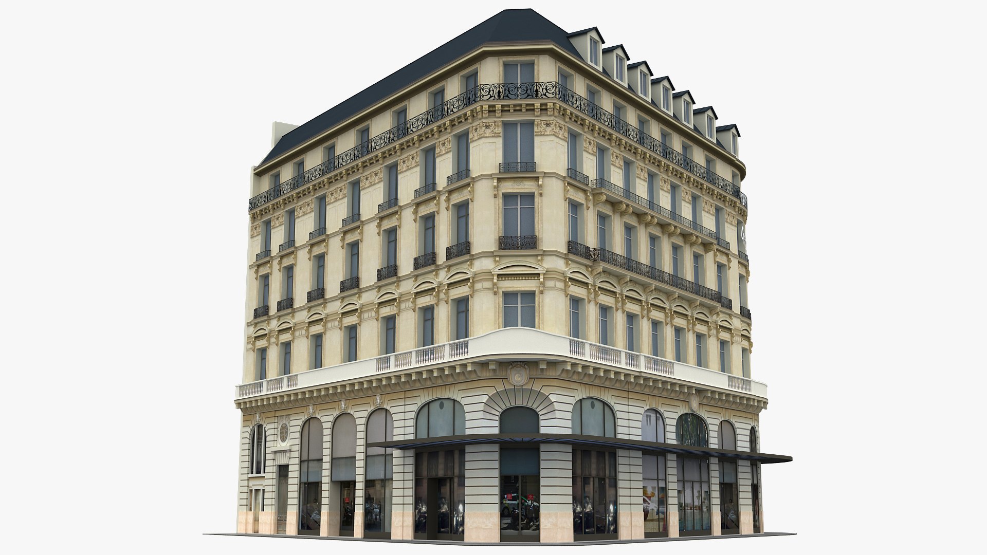 Boulevard Haussman Paris Building Galeries