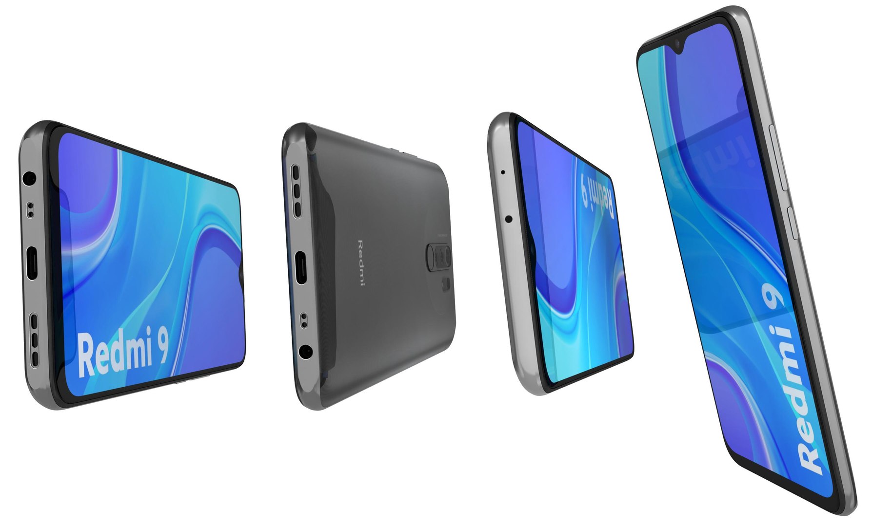 Xiaomi redmi 9 carbon 3D model - TurboSquid 1610122
