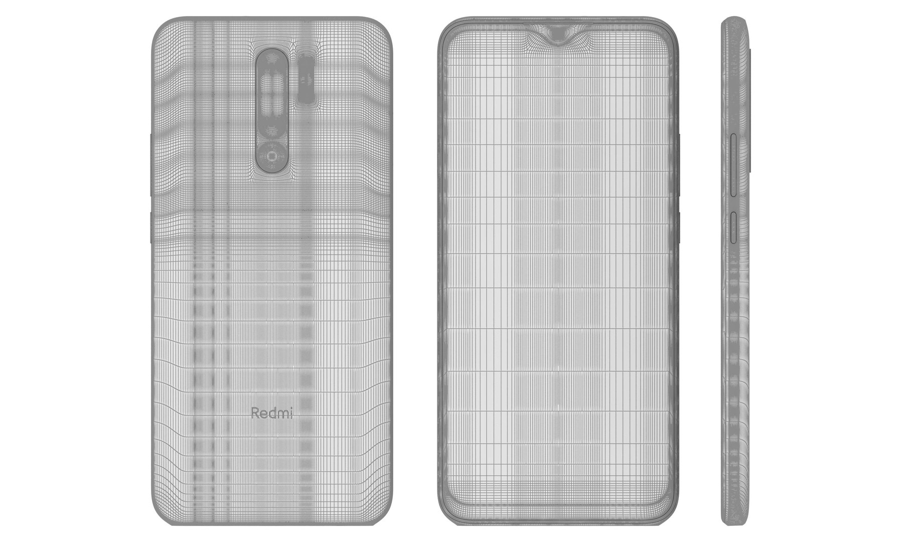 Xiaomi redmi 9 carbon 3D model - TurboSquid 1610122