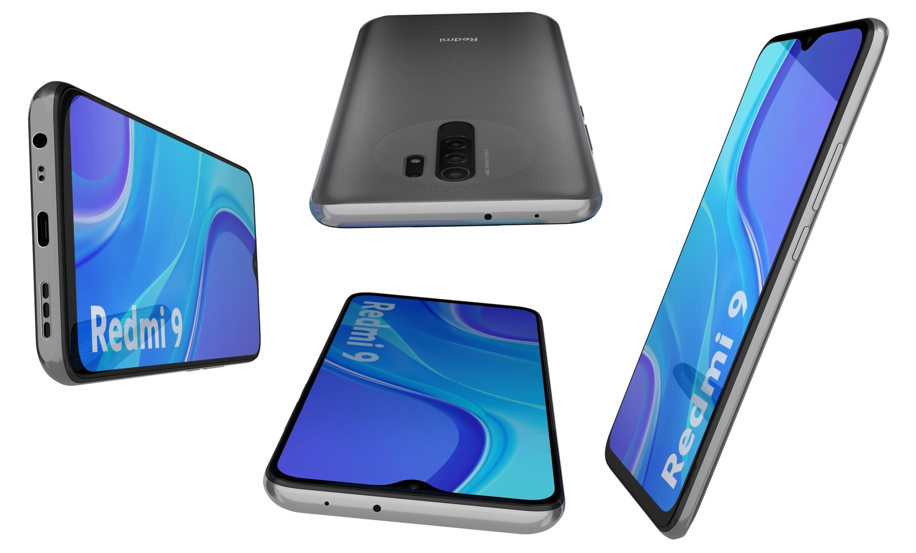 Xiaomi redmi 9 carbon 3D model - TurboSquid 1610122