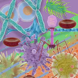 10 Virus Mega Pack 3D model