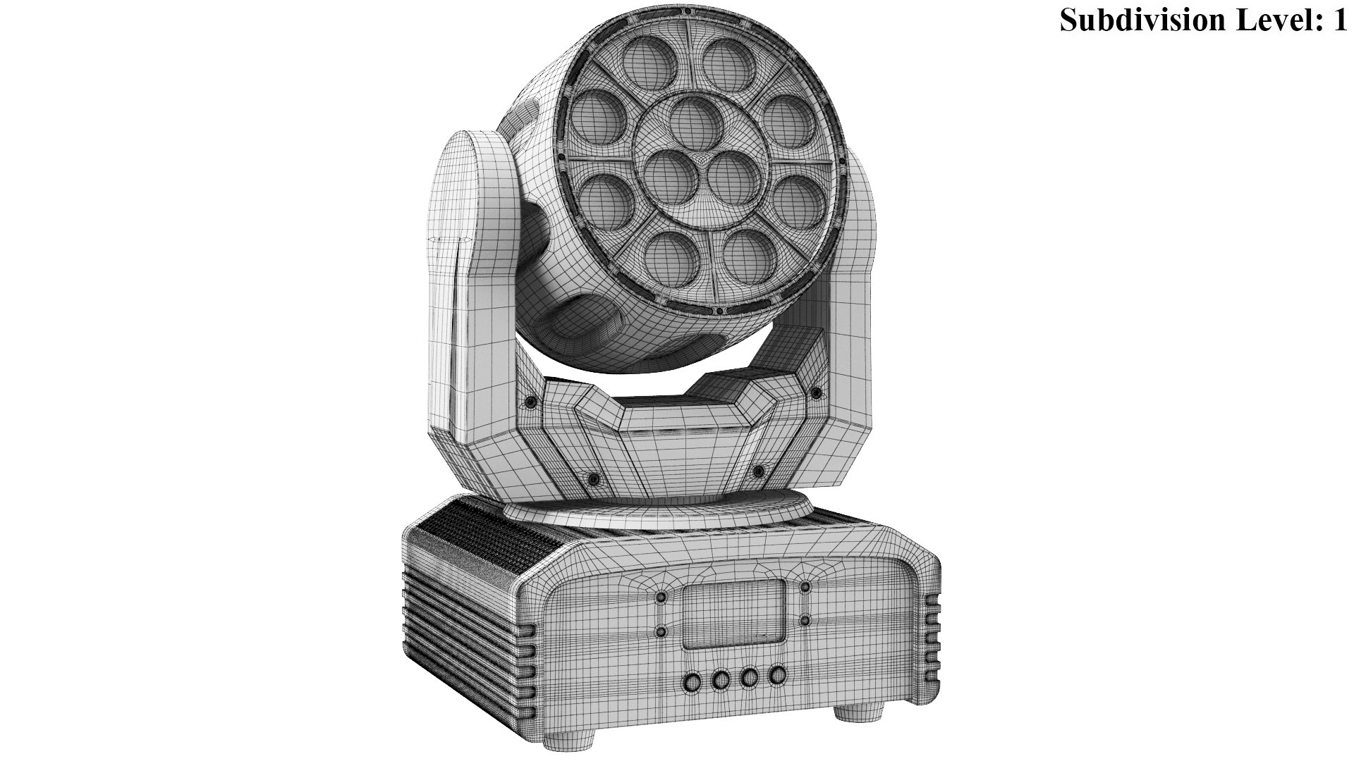 Stage Light Fog machine 3D - TurboSquid 1864669