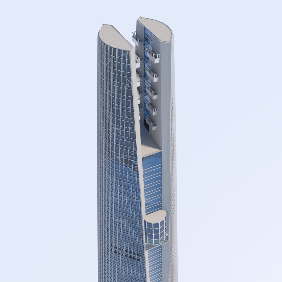 Lotte world tower 3D model - TurboSquid 1531123