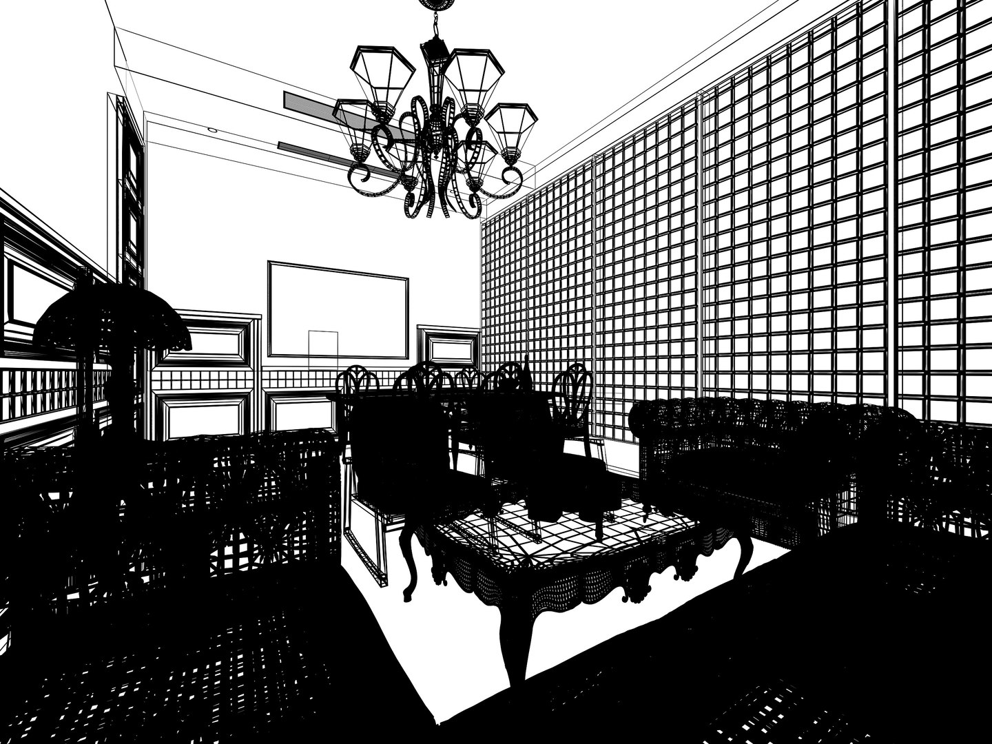 Modern Bar Ktv Living Room Dining Room 3D Model - TurboSquid 2420441
