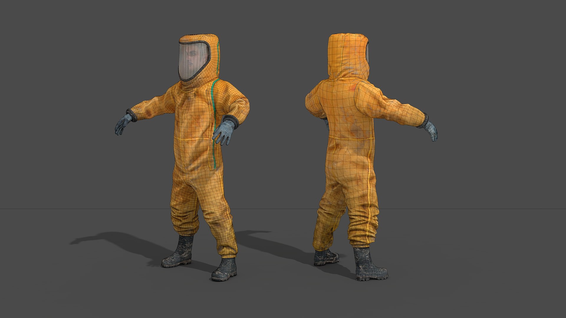 Hazmat suit 3D Model in Fantasy 3DExport