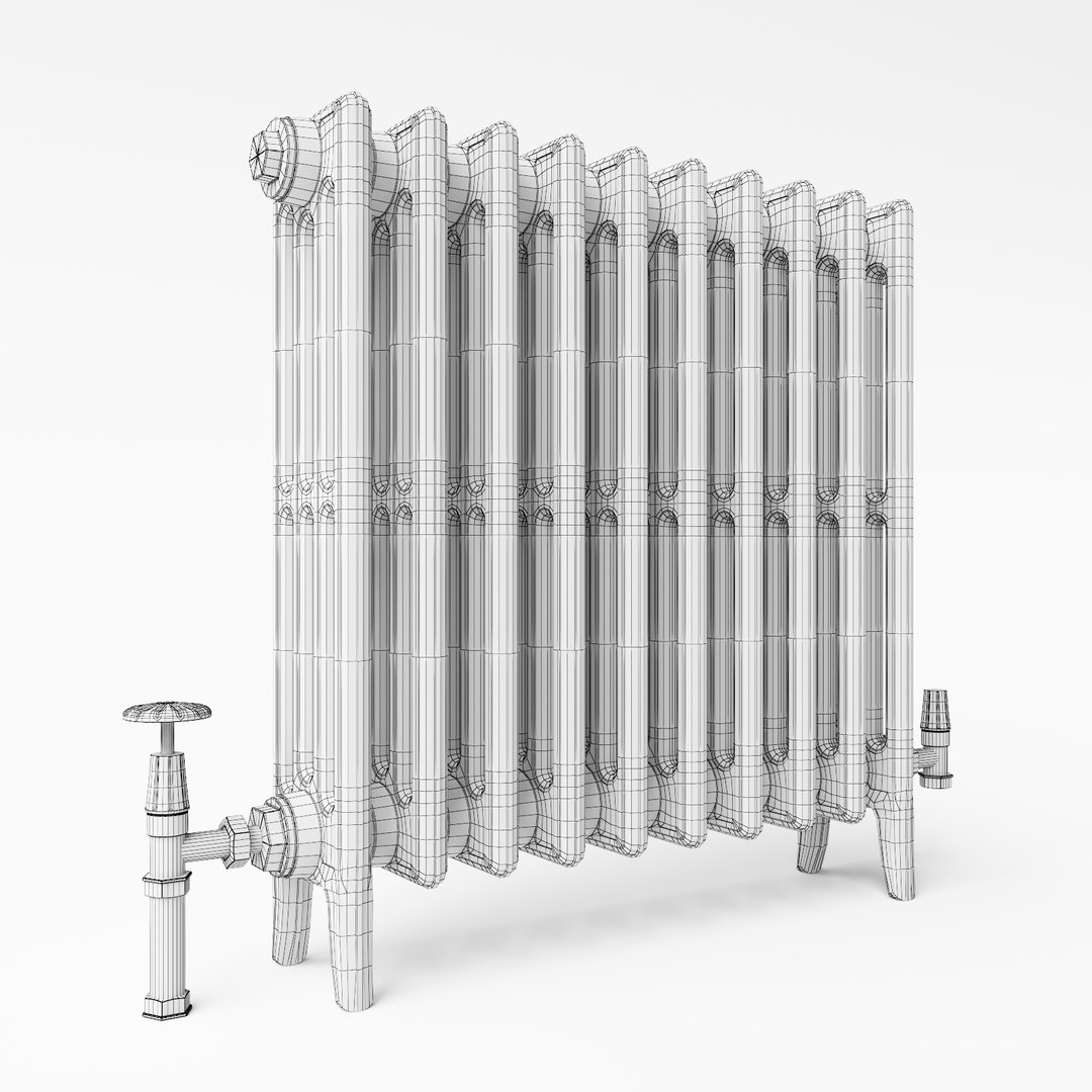 3D Victorian 4 Cast Iron Model - TurboSquid 1186609