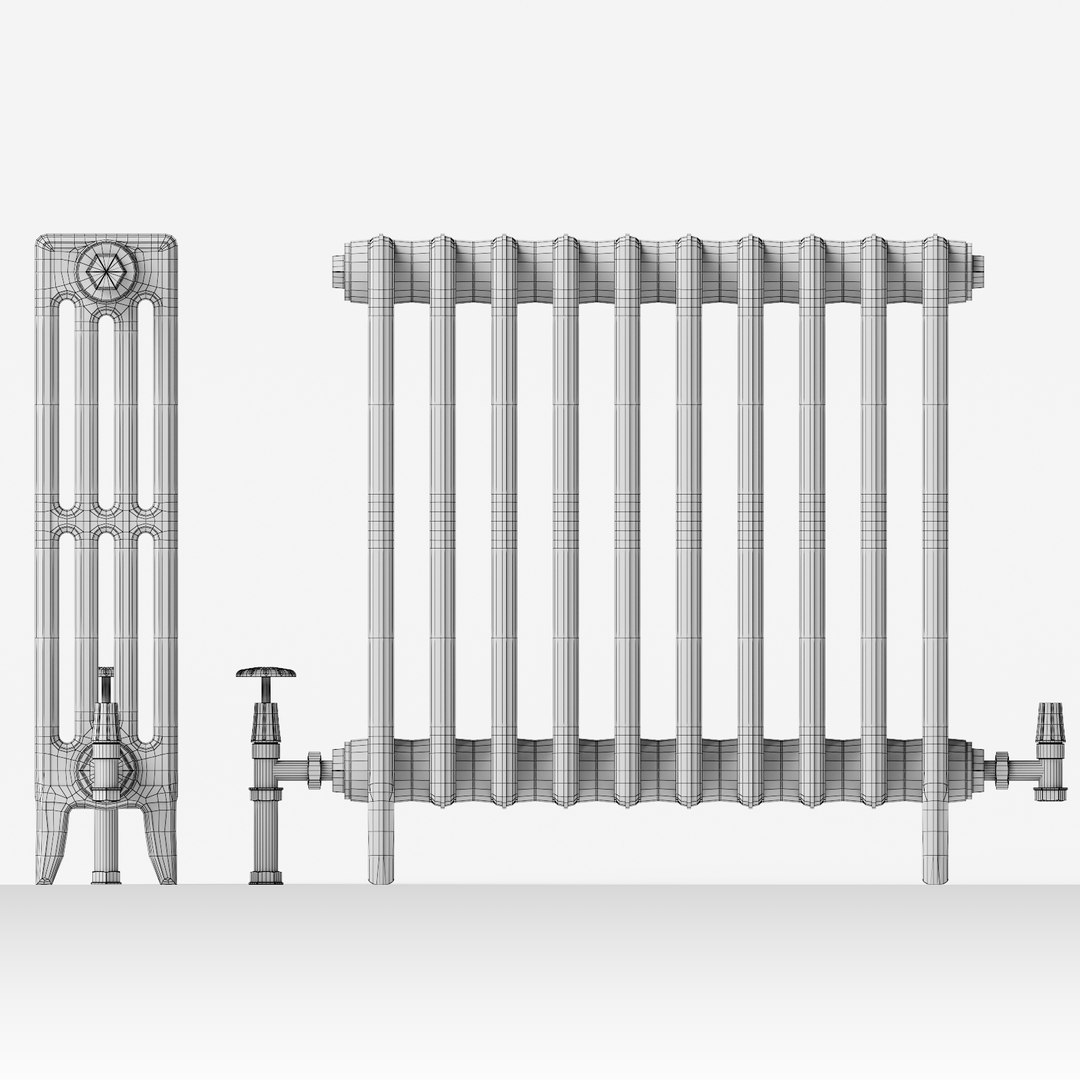 3D Victorian 4 Cast Iron Model - TurboSquid 1186609