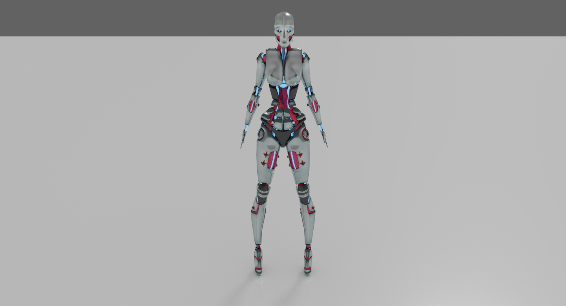 Female Android 3D - TurboSquid 1400517