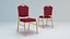 3d model hotel banquet chair