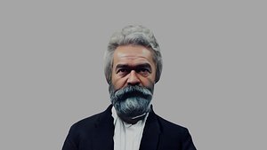 karl marx 3D Model