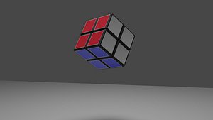 3D rubiks cube 2x2 model